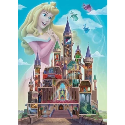 Image of Ravensburger Disney Castles Aurora 1000 Piece Jigsaw Puzzles for Adults and Kids Age 12 Years Up Sleeping Beauty