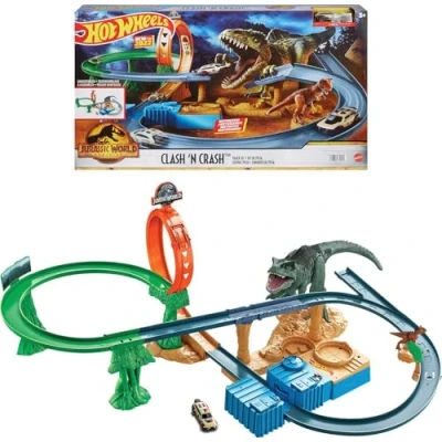 Image of Hot Wheels Jurassic World Trackset