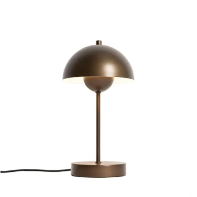 Image of Qazqa Retro Table lamp I Light Dark Bronze Magnax Mini Modern Suitable for LED G9 1 Steel Living Room Bedroom