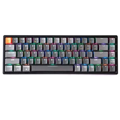 Image of Keychron USA K6 Bluetooth RGB Backlit Hot Swap Tactile Aluminium Mac/PC 65% Keyboard