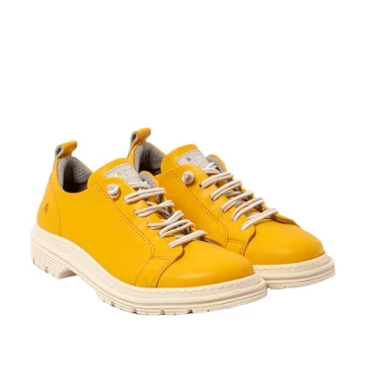 Image of ART Unisex&#039;s 1897 Birmingham Sneaker, Nappa Yellow, 11.5 UK