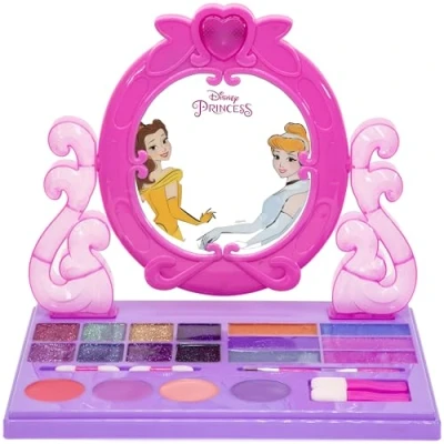 Image of Disney Princess Makeup Set for Kids with Built in Light &amp; Music Kit Includes Lip Gloss, Shimmers More Gifts Ages 3+ by Townley Girl