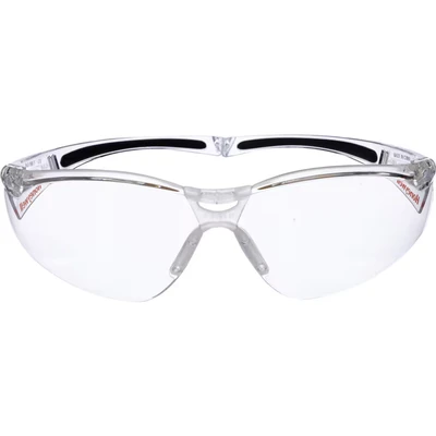 Image of Honeywell 1015369 A800 Sporty Safety Eyewear Frame with Clear Fog Ban/Anti Scratch Lens, Translucent, Soft Nosepiece, Suitable for Utilities/Laboratories/Clean Rooms (1 Piece)