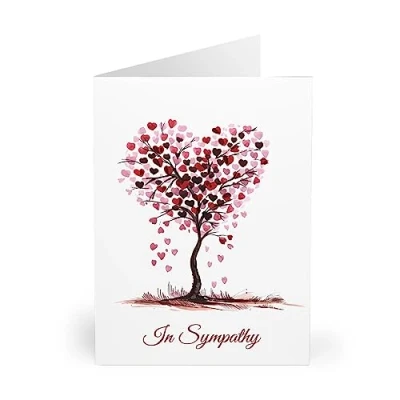 Image of Sympathy Greeting Card Perfect Condolence for Comforting Loved Ones Ideal Friends, Family, and Colleagues