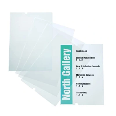 Image of Durable Replacement Films For CRYSTAL SIGN, A3 Floor Stands, Pack Of 20, HxW 420 X 297mm