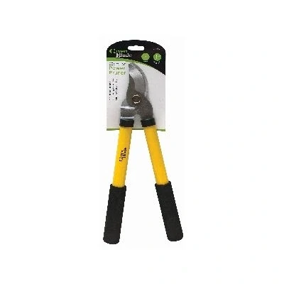 Image of Yellow 38cm Carbon Steel Secateurs By Green Blade