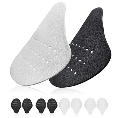 Image of CAREOR 4 Pairs Anti Wrinkle Shoes Creases Protector/Shoe Shields/Toebox Crease Preventers/Prevent Sport Indentation Soft Material Shoe Accessory (Men(7 13))