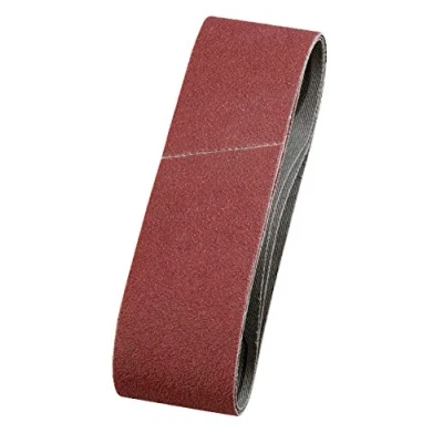 Image of kwb Abrasive Belts 40X303 Mm Made of High Grade Corundum with Grit Size 60, Special Gluing and Flexible Cotton Fabric for Coarse Sanding Wood Metal