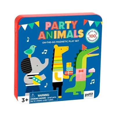 Image of Petit Collage Party Animals On the Go Magnetic Play Set