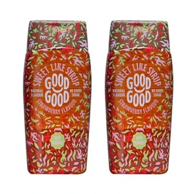 Image of GOOD Sweet Like Syrup Strawberry 2 Pack Keto Friendly Low Carb No Added Sugar (350g)