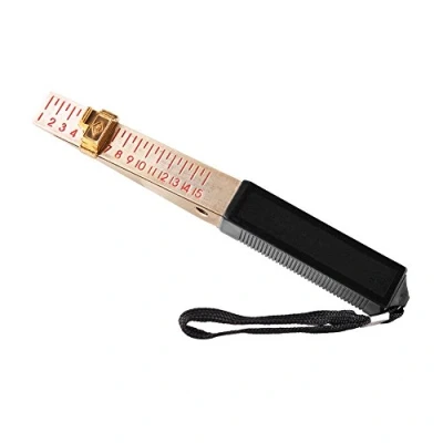 Image of 0.2/0.5MM Wedge Shaped Vernier Feeler Gauge House Engineering Inspection Flatness Measuring Tool(Precision 0.5mm)