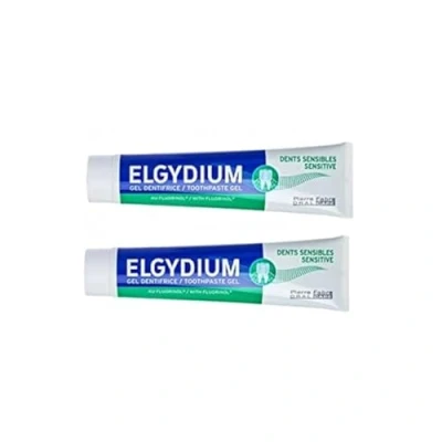 Image of Elgydium Sensitive Teeth Toothpaste Gel 2 X 75Ml