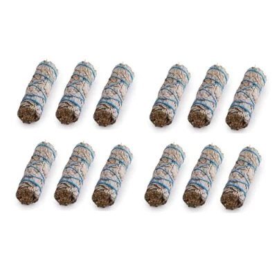 Image of 12 x Californian White Sage Smudge Sticks 4 inch (approx. 10cm)