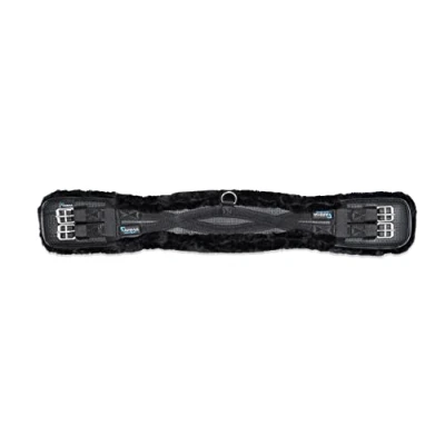 Image of Shires ARMA SupaFleece Dressage Girth Elastic Black 22