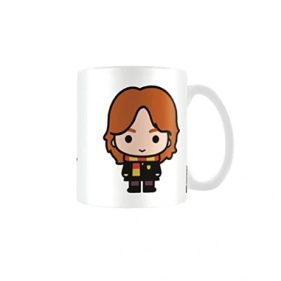 Image of Pyramid International Harry Potter Ceramic Mug with Japanese Style Chibi Illustrations of Fred &amp; George Weasley in Presentation Box Official Merchandise