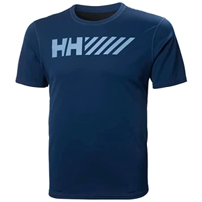 Image of Helly Hansen Men&#039;s LIFA Tech Graphic Tshirt, Blue, S