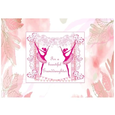 Image of Beebooh cards ballet dancers Granddaughter birthday card