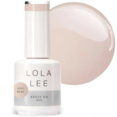 Image of Lola Lee Brush On Gel Soft Nude 15ml Easy To Use Hardwearing Quick Application 100% Vegan
