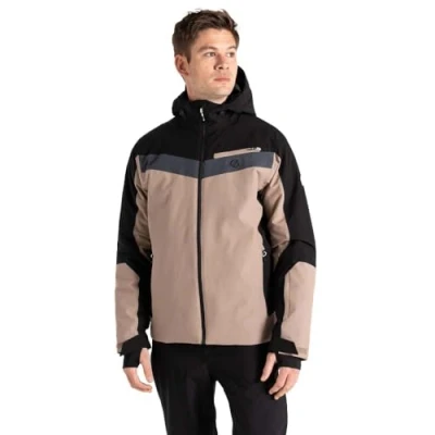 Image of Dare 2b Men&#039;s Water repellent Eagle II Ski Jacket Black Grey, Size: 4XL