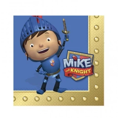 Image of Mike The Knight Party Lunch Napkins x 16