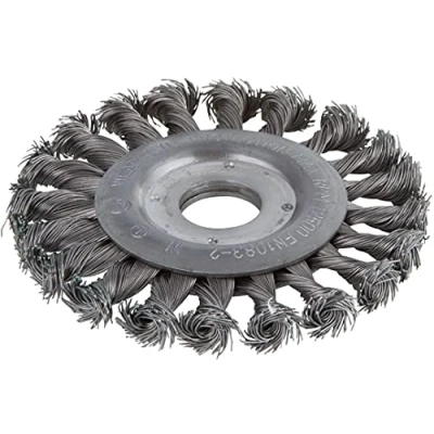 Image of wolfcraft Steel Wire Wheel Brush, Twisted I 2148000