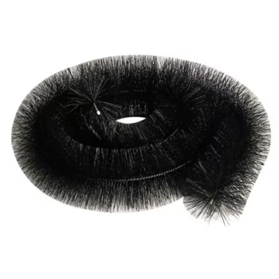Image of 4 x Hedgehog Gutter Brush Guard 100mm Black 4m Clean Leaf &amp; Debris Free 16m