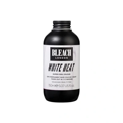 Image of BLEACH LONDON White Heat Colour Semi Permanent Hair Colour, Cool Neutral Blonde, Vegan, Cruelty Free, Temporary Cream, 150 ml