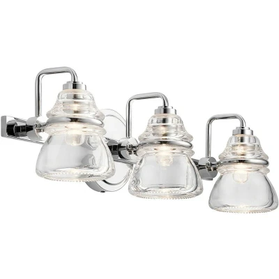 Image of Kichler Talland Bathroom Wall Lamp Polished Chrome, IP44