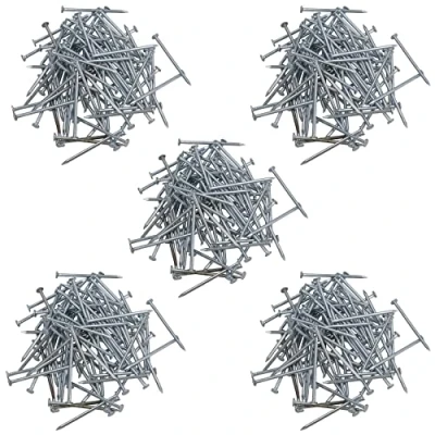 Image of 45mm / 1.75 Flat Headed Multi Purpose Nails Fasteners Fixings Carpentry 650pc