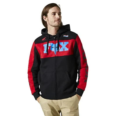 Image of Fox RacingHONDA ZIP FLEECE [BLK/RD]