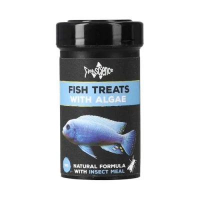 Image of FishScience Fish Treats with Algae Food for Eating Freshwater and Marine 50g (100ml)