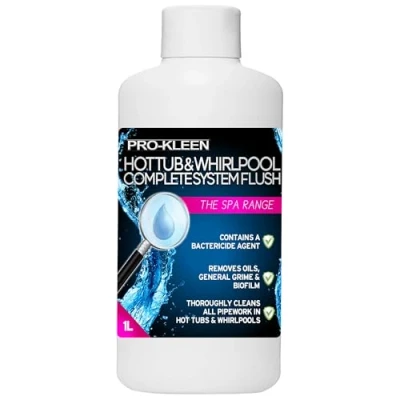 Image of 1L of Pro Kleen Hot Tub &amp; Whirlpool Complete System Flush Cleaner