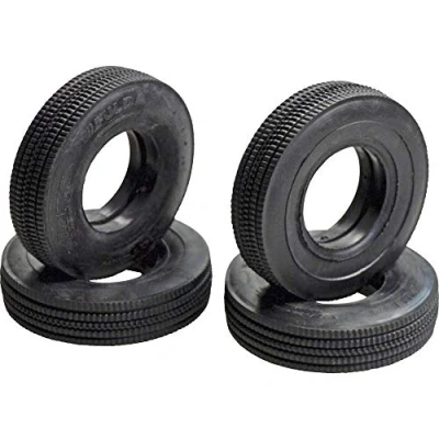 Image of Carson Fulda Ecotonn 500907583 1:14 Low Loader Tyres (4) RC Truck, Accessories, Model Making, Scale 1:14, Trailer, Tyres,