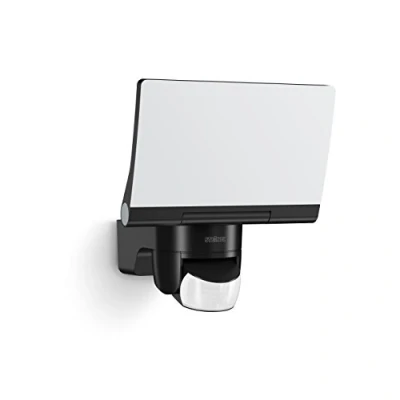 Image of Steinel LED Spotlight XLED Home 2 S Black, Adjustable Floodlight, Exterior Light, 13.7 W, 180 Motion Sensor for Garden, Patio Garage or Warehouse