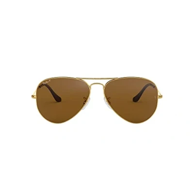 Image of Sunglasses Ray ban Rb3025 aviator col. 001/57 Unisex Pilot Gold