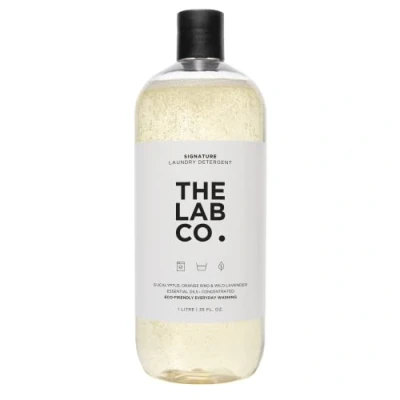 Image of The Lab Co. Signature Laundry Wash 1 litre. For washing machine and hand washing. Lavender orange rind. Non Bio Toxic. up to 64 washes.