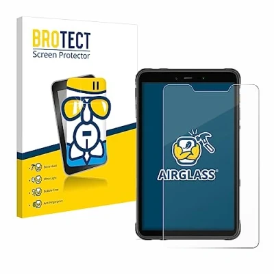 Image of brotect Glass Screen Protector Film compatible with Ulefone Armor Pad 8 Foil 9H Protection [Scratch Resistant, High Clarity]