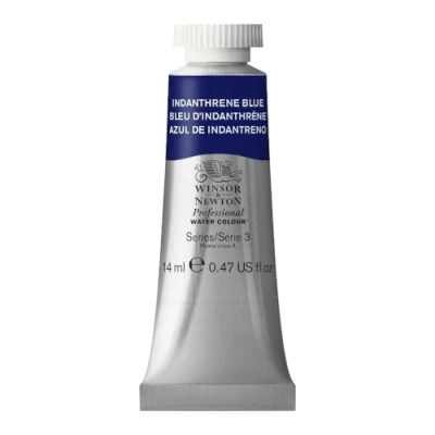 Image of Winsor &amp; Newton 14 ml Tube Professional Water Colour Paint, Indanthrene Blue
