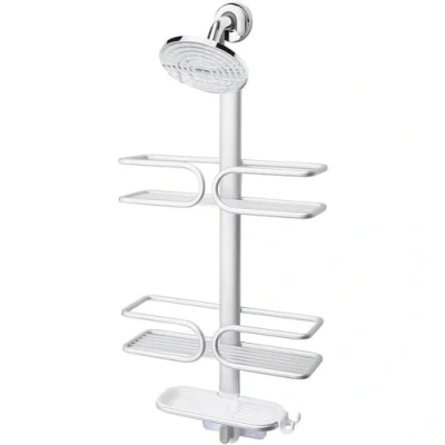 Image of OXO Good Grips Aluminum 3 Tier Shower Caddy, Chrome