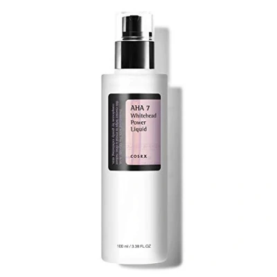 Image of COSRX AHA 7 Whitehead Power Liquid 3.38 fl.oz / 100ml Glycolic acid 7% Dark Spot Remover Korean Skin Care, Animal Testing Free, Paraben Free…