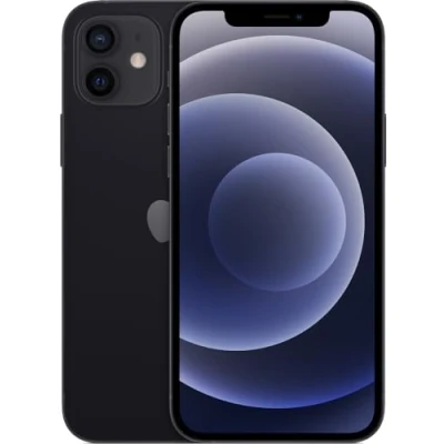 Image of Apple iPhone 12, 256GB, Black (Renewed)