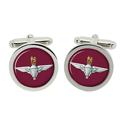 Image of Parachute Regiment, British Army Cufflinks in Box