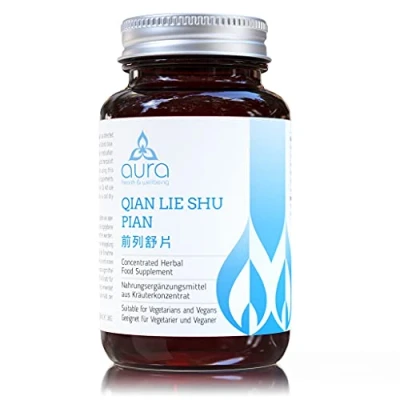 Image of Qian Lie Shu Pian 前列舒 (Foxglove Root &amp; Job&#039;s Tears), 5:1 Concentration Ratio, 4 9x More Concentrated Than Other Brands, Vegan Friendly, Gluten Free, Non GMO, Authentic Natural Herbs, 60 Tablets