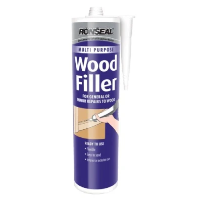 Image of Ronseal MPWFL310 310ml Multi Purpose Wood Filler Cartridge Light