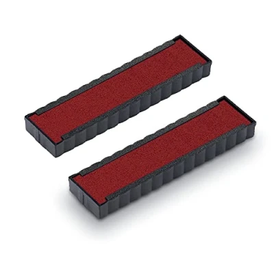 Image of Trodat Replacement Ink Pads 6/4916 Pack of 2 Red For The Printy 4916,75x23x8mm