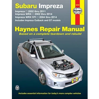 Image of Subaru Impreza (02 11),WRX 14),WRX STI (04 14) Haynes Manual USA (Paperback)