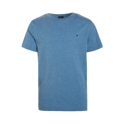 Image of Tommy Hilfiger BOYS Basic Tshirt for kids, Size: 10y, Dark allure heather
