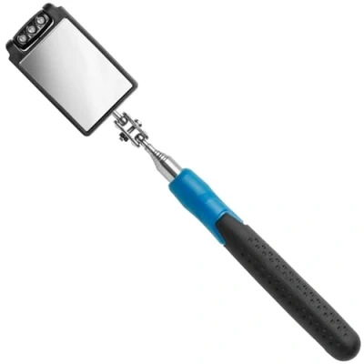Image of Hogert Rectangular Inspection Mirror with LED Light HT4R504
