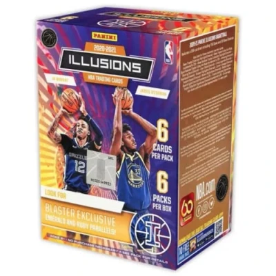 Image of Panini AMERICA 2020 21 Basketball Illusions Blaster NBA Factory Sealed