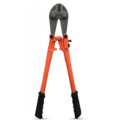 Image of Crystals 18/24/36 Inch Bolt Cutter, Chain Cutter for Chains, Padlocks, Wire Fencing, Chicken Padlock Croppers with Comfortable Rubber Grip Orange (36 Inch)